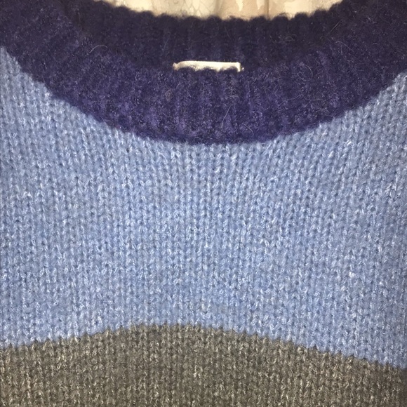 York & Hudson Colorblock Striped Sweater Alpaca Blend Size Large - Picture 5 of 15